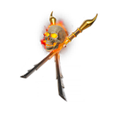Scorpion's Flaming Skull