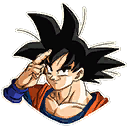 Smiling Goku