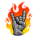 Flaming Horns