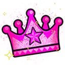 Pink Sparkle Crown