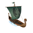 Wolf-Kissed Longboat