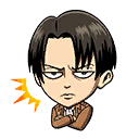 Scowling Levi